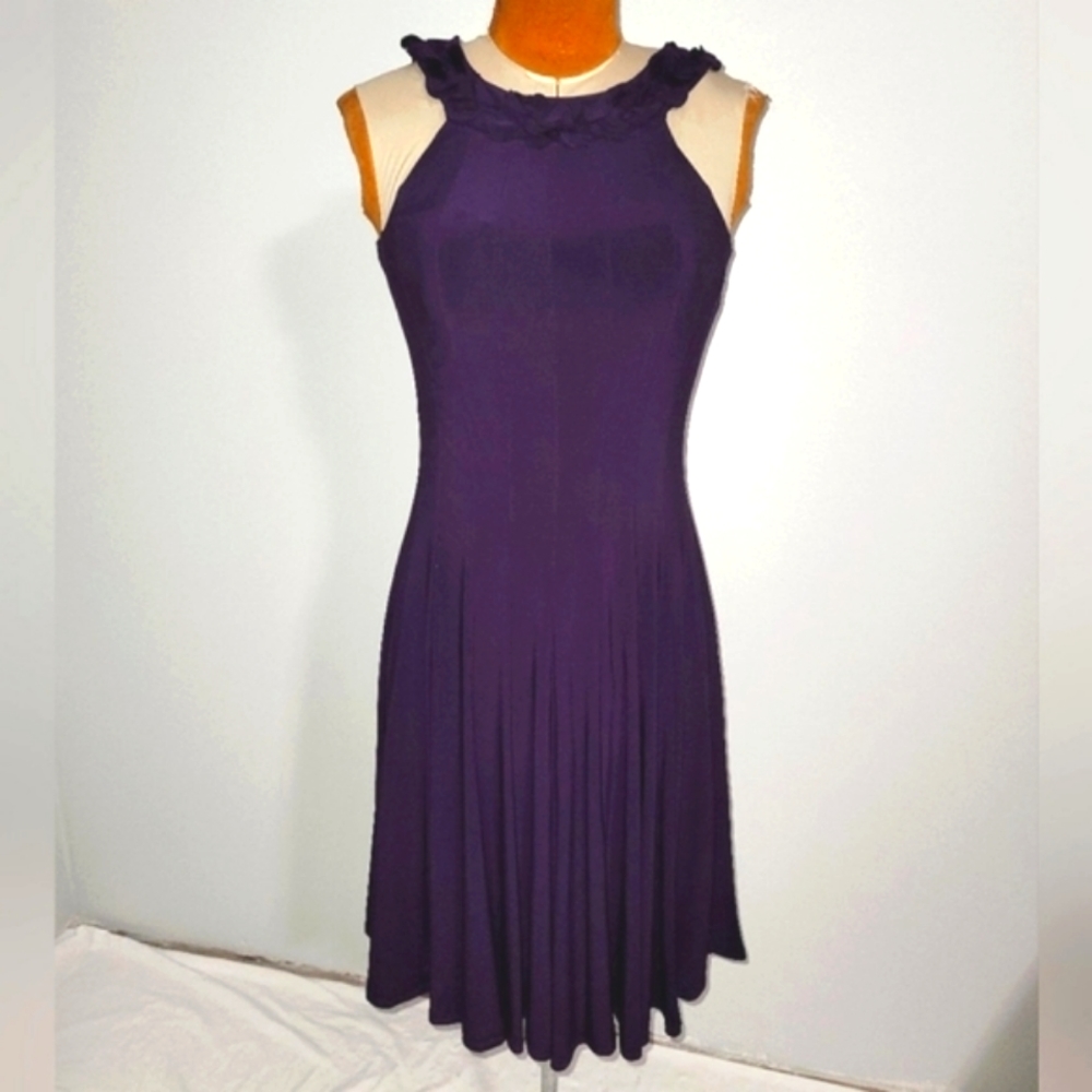 Jessica Howard Purple, full skirt dress